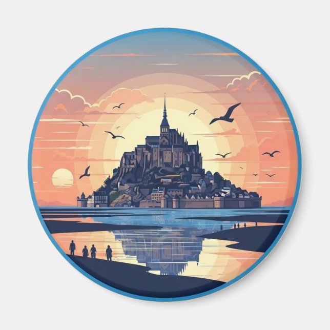 Íman Mont Saint-Michel France Normandy (Frente)