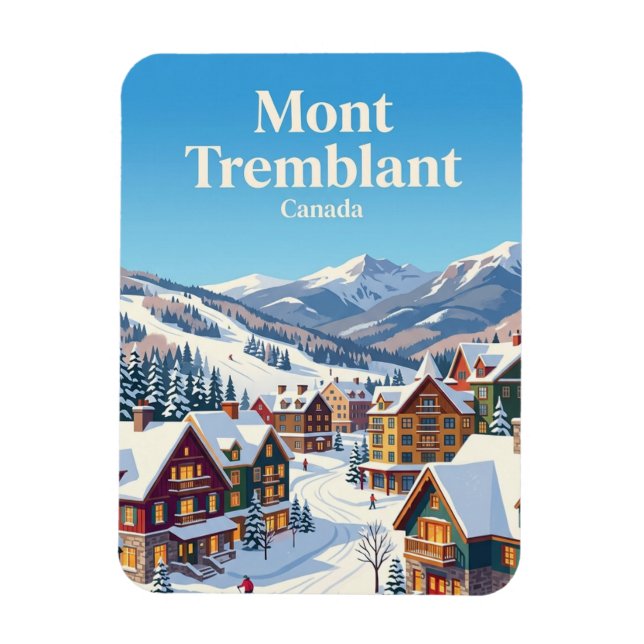 Íman Mont Tremblant Canadá (Vertical)