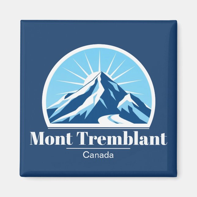 Íman Mont Tremblant Canadá dom souvenir Magnet (Frente)