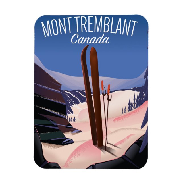 Íman Mont Tremblant Esqui Canadá (Vertical)
