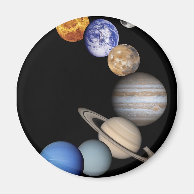 Íman Montagem do Sistema Solar (Frente)