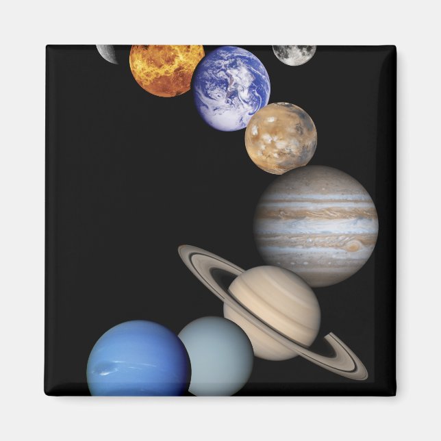 Íman Montagem do Sistema Solar (Frente)