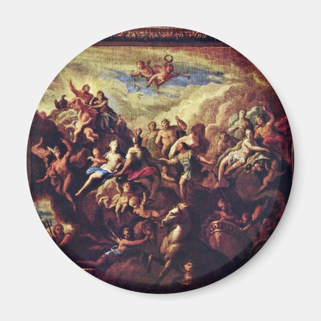 Íman Montagem Dos Deuses No Olimpo Do Monte (Frente)