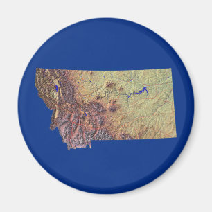 Íman Montana Map Magnet