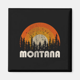 Íman Montana - natureza engraçada vintage caminhada 60