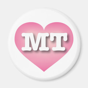 Íman Montana Pink Fade Heart - Big Love