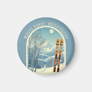 Íman Montanha Baker Washington Cascades souvenir de esq