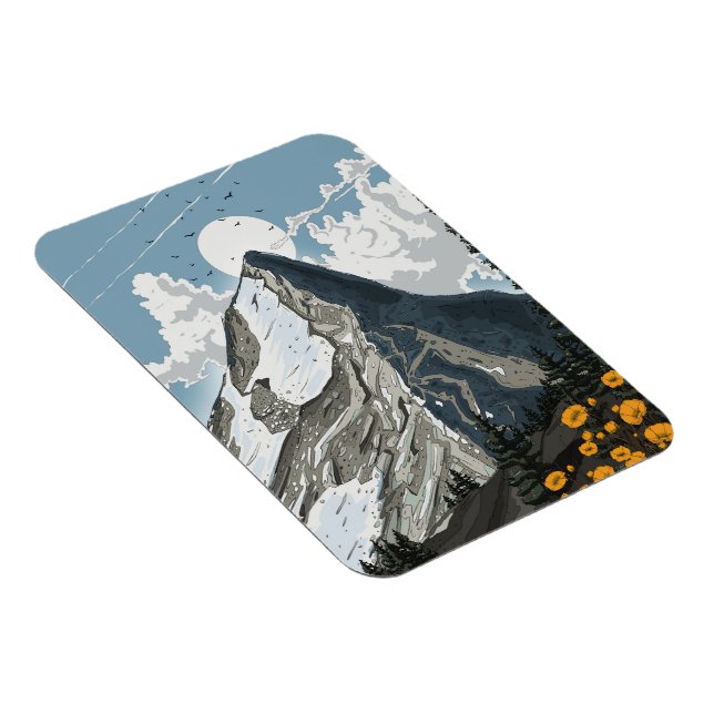 Íman Montanha com neve da Suíça (Lado Direito)