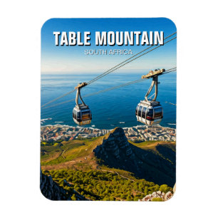 Íman Montanha da Mesa Teleférico Ariel África do Sul
