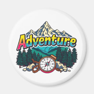 Íman Montanha de Aventura – Design de Natureza para Cam