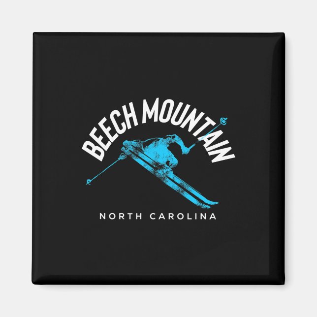 Íman Montanha de Beech Nc Esqui (Frente)