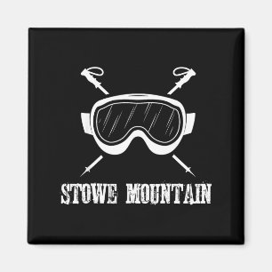 Íman montanha de stowe vermont esquiador esqui esqui rú