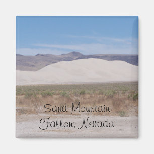 Íman Montanha Fallon da areia, Nevada
