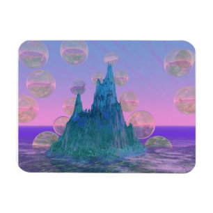 Íman Montanha poética, rosa mágico abstrato da cercet