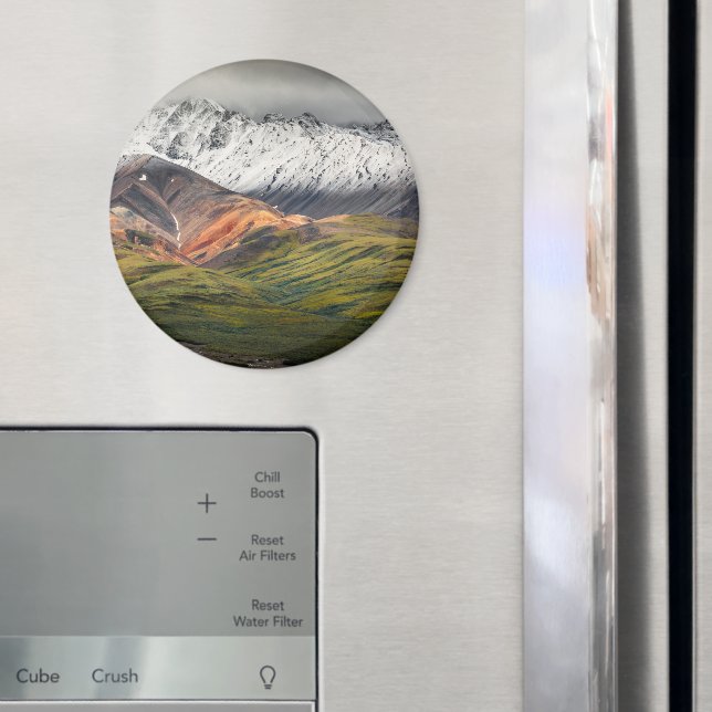 Íman Montanha policromática, Denali NP, Alasca (In Situ (Fridge))