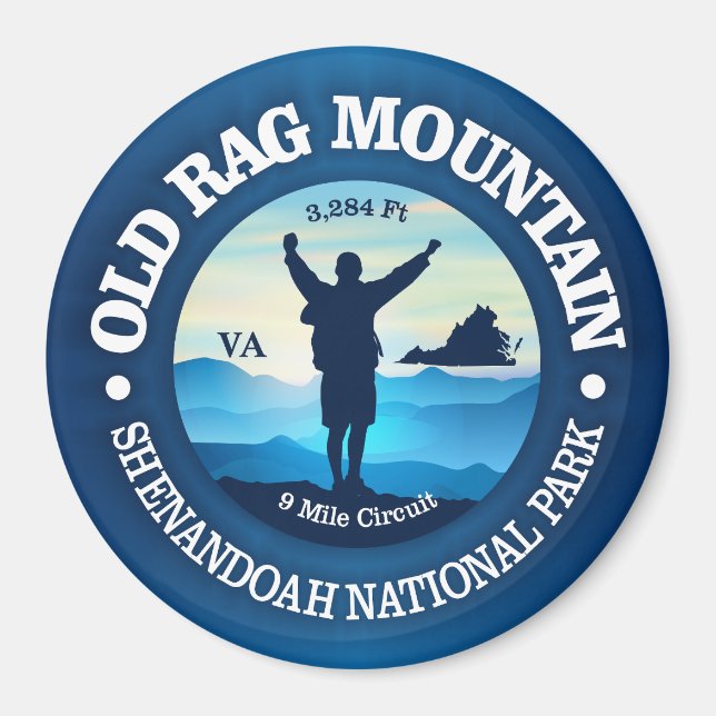 Íman Montanha Rag Antiga (V) (Frente)