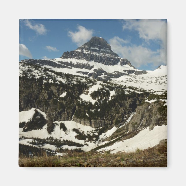 Íman Montanha Reynolds desde Logan Pass no Glacier Park (Frente)