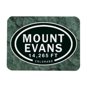 Íman Montanha rochosa de Evans 14.265 FT Colorado da