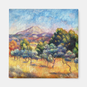 Íman Montanha Sainte-Victoire de Pierre-Auguste Renoir