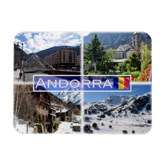 Íman Montanhas AD Andorra - (Horizontal)