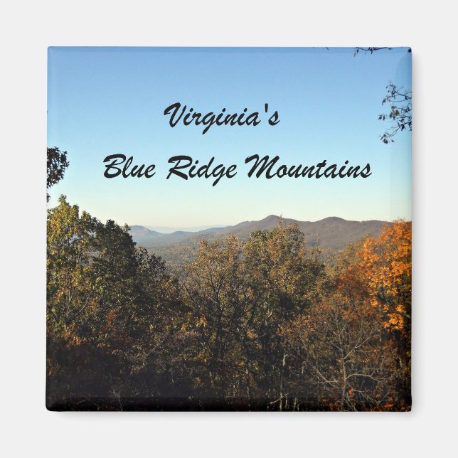 Íman Montanhas Blue Ridge da Virgínia (Frente)