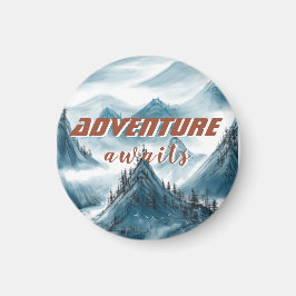 Íman Montanhas Clássicas Pintando Cotação Inspiracional