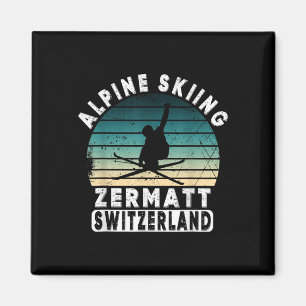 Íman Montanhas de Suiças de Esqui Alpino Zermatt, Suíça