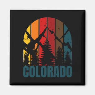 Íman Montanhas do Colorado Retro