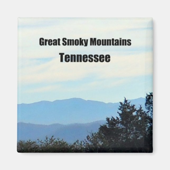 Íman Montanhas do Enfumaçado excelente, Tennessee (Frente)