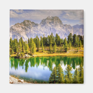 Íman Montanhas Dolomite e Paisagem do Atordoamento do L