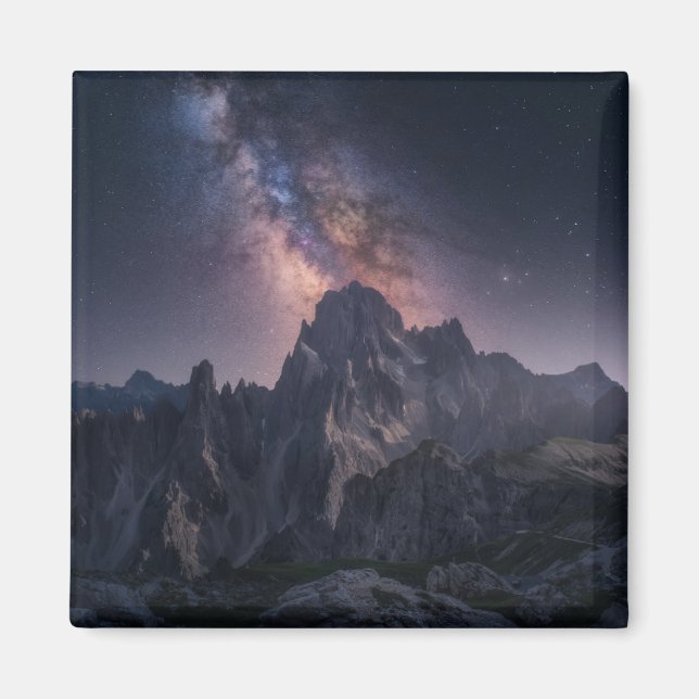 Íman Montanhas | Dolomites Mountain, Itália (Frente)