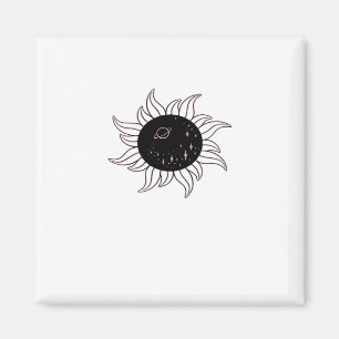 Íman Montanhas Espaciais do Sol Whimsigoth e Pôr do Sol