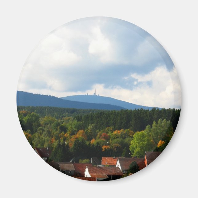 Íman montanhas harz (Frente)