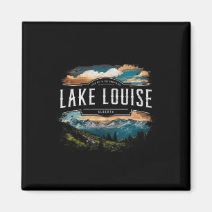 Íman Montanhas Lake Louise Alberta Caminhada Ao Ar Livr