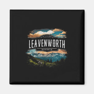 Íman Montanhas Leavenworth Washington Caminhada Ao Ar L