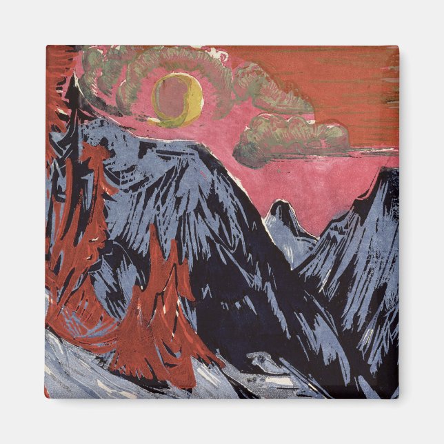 Íman Montanhas no inverno de 1919 (Frente)