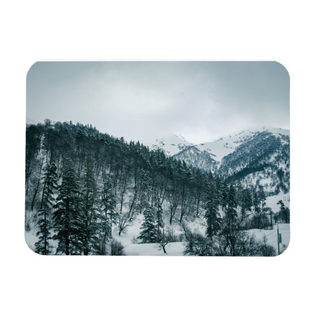 Íman Montanhas Snowy na Geórgia (Horizontal)