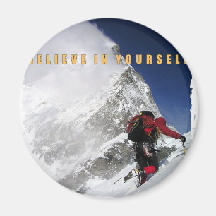 Íman Montanhista de montanha inspirador