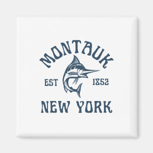 Íman Montauk Nova York Pesca Marlin Viagem Peixe Praia