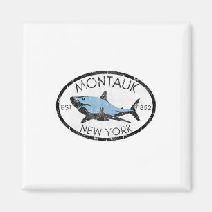 Íman Montauk Nova York Pesca Tubarão Peixe Praia Embarc