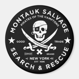 Íman Montauk Salvage Co. 2" Magnet v1