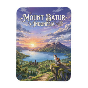 Íman Monte Batur, Bali, Indonésia Indonésia