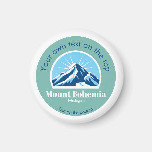 Íman Monte Boêmia Michigan Natal Montanha Azul