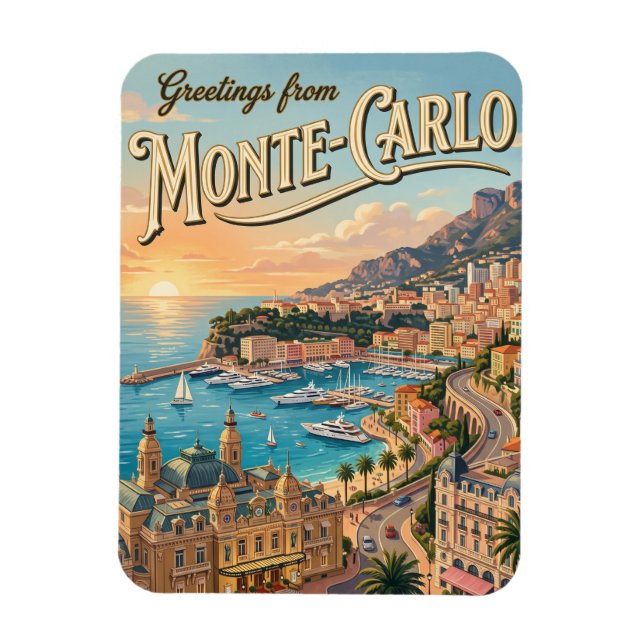 Íman Monte Carlo Mônaco (Vertical)