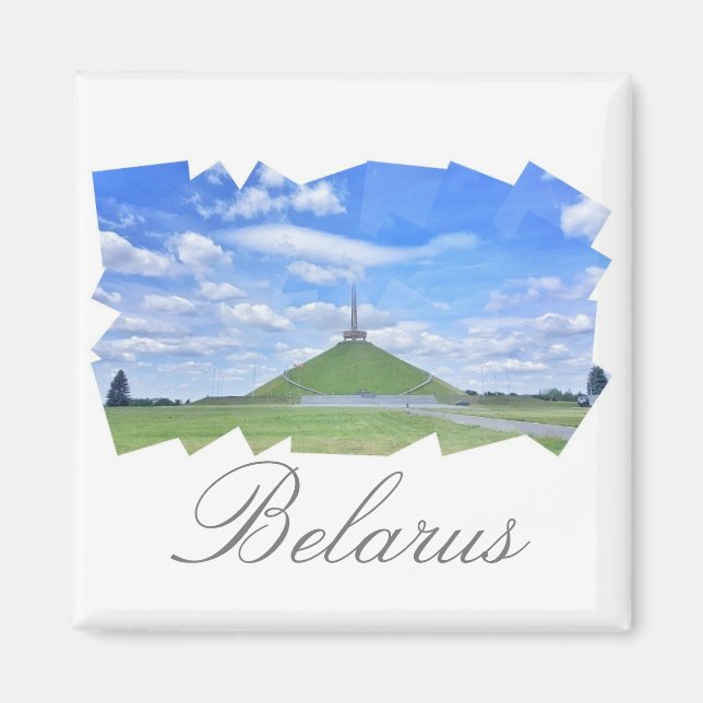 Íman Monte de Glória Estilizada na Bielorrússia (Frente)