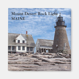 Íman Monte Desert Rock Light, Maine Magnet