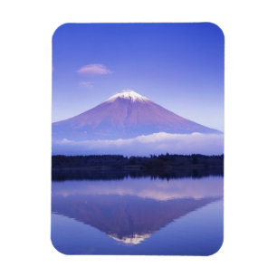 Íman Monte Fuji com Nuvem Lenticular, Lago Motosu,