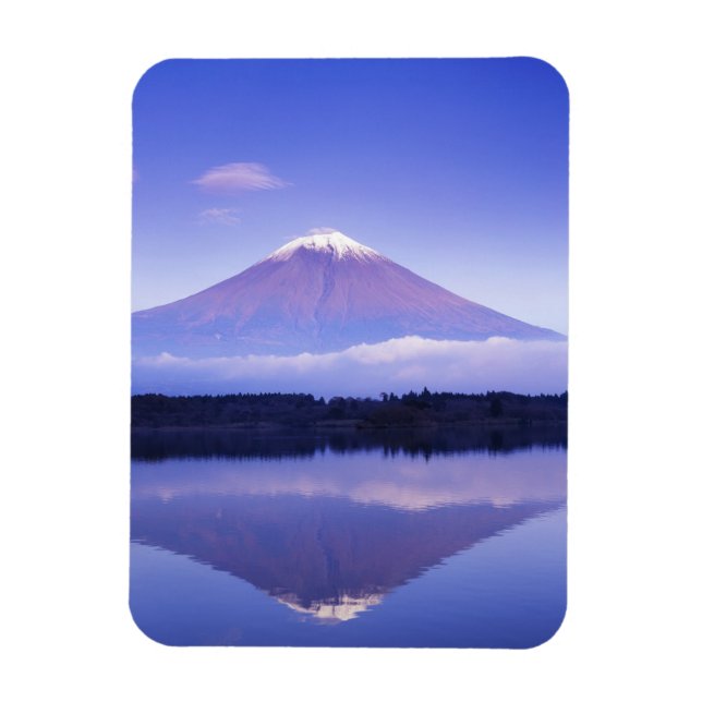 Íman Monte Fuji com Nuvem Lenticular, Lago Motosu, (Vertical)