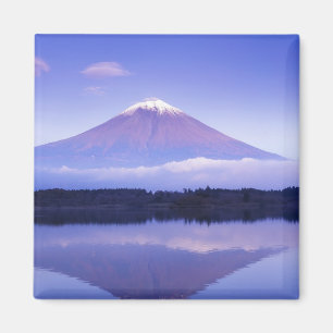 Íman Monte Fuji com Nuvem Lenticular, Lago Motosu,