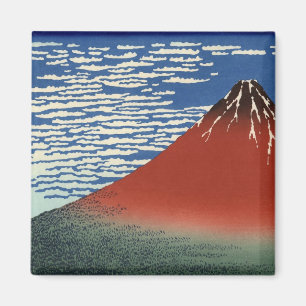 Íman Monte Fuji em tempo limpo (Red Fuji) (Hokusai)